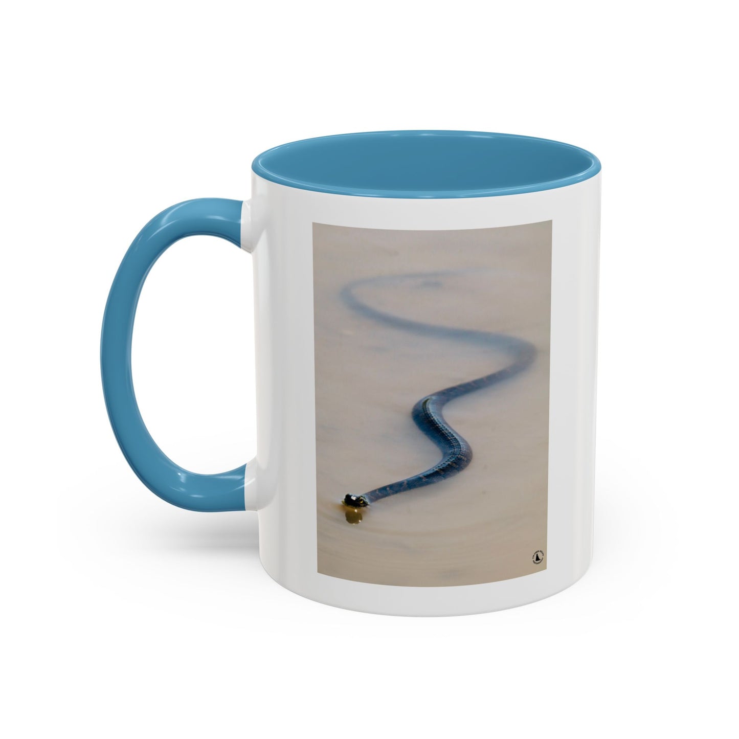 Serpentine Ribbon Snake Coffee Mug — Nature Photography Accent Mug (11/15oz)