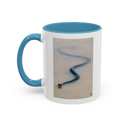 Serpentine Ribbon Snake Coffee Mug — Nature Photography Accent Mug (11/15oz)