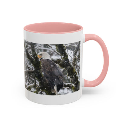 Bald Eagle Winter Photo Coffee Mug — 11/15oz Accent Mug