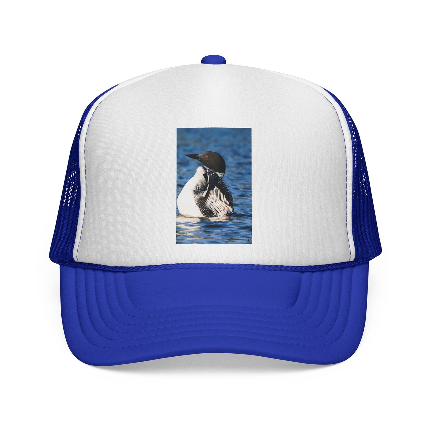 Loon Waterfowl Trucker Cap – Vintage Nature Bird Hat for Birdwatchers