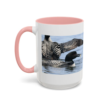 Common Loon Accent Coffee Mug – Wildlife Photography Bird Lover Gift (11/15oz)