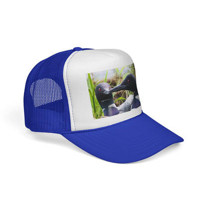 Loon Photo Trucker Cap — Wildlife Bird Hat for Nature Lovers