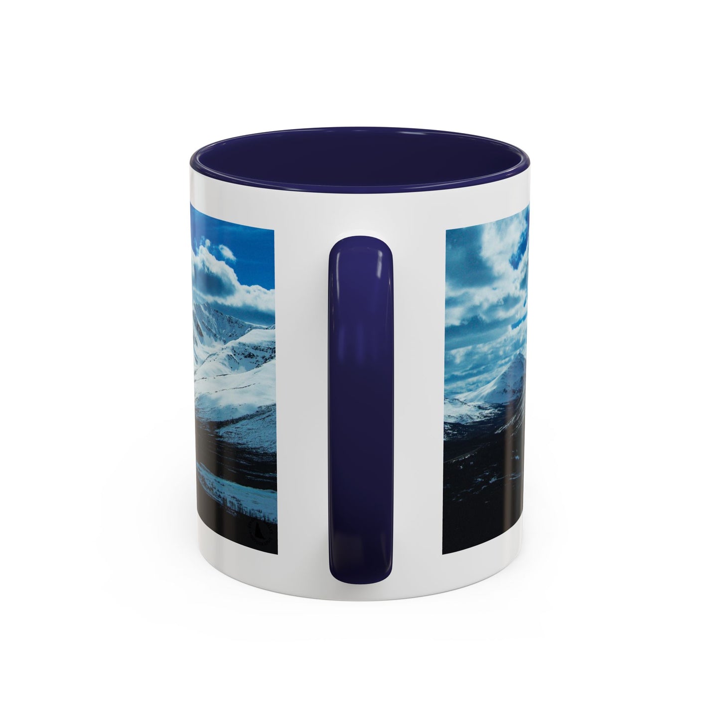 Mountain Landscape Accent Coffee Mug - Snowy Peaks Scenic 11/15oz