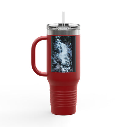 40oz Insulated Travel Mug with Waterfall Photo