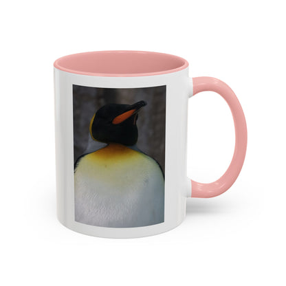 King Penguin Photo Coffee Mug — Cute Wildlife Accent Mug (11/15oz)