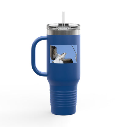 40oz Insulated Travel Mug — Seagull Photo Beach Tumbler