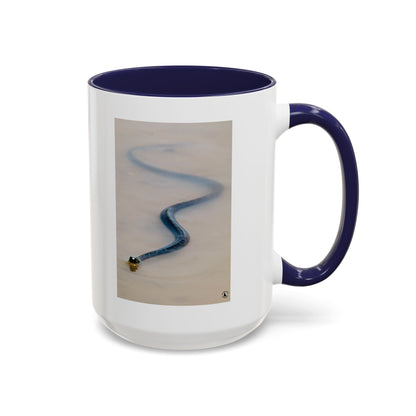 Serpentine Ribbon Snake Coffee Mug — Nature Photography Accent Mug (11/15oz)