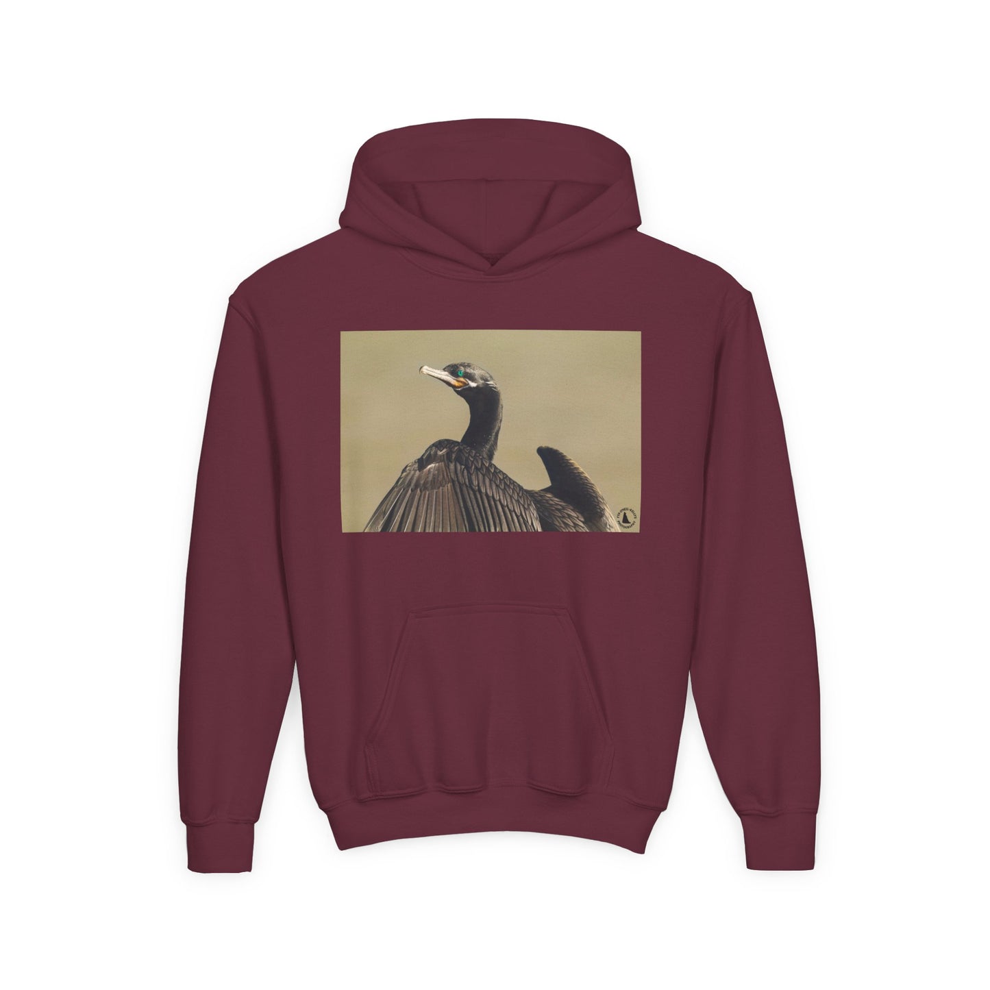 Cormorant Bird Photo Hoodie | Wildlife Photography Kids Sweatshirt