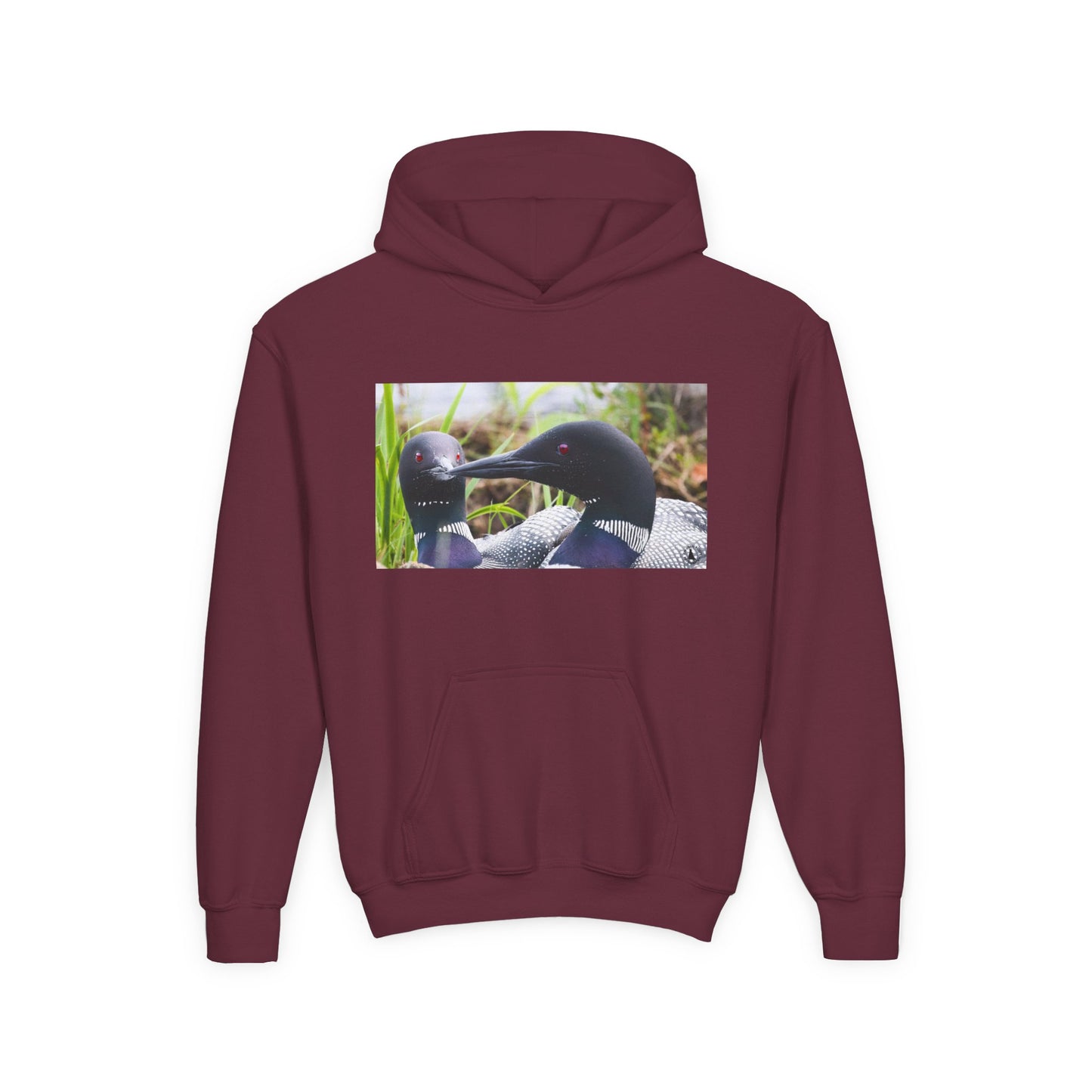 Youth Hoodie — Realistic Waterfowl Duck Photo Print