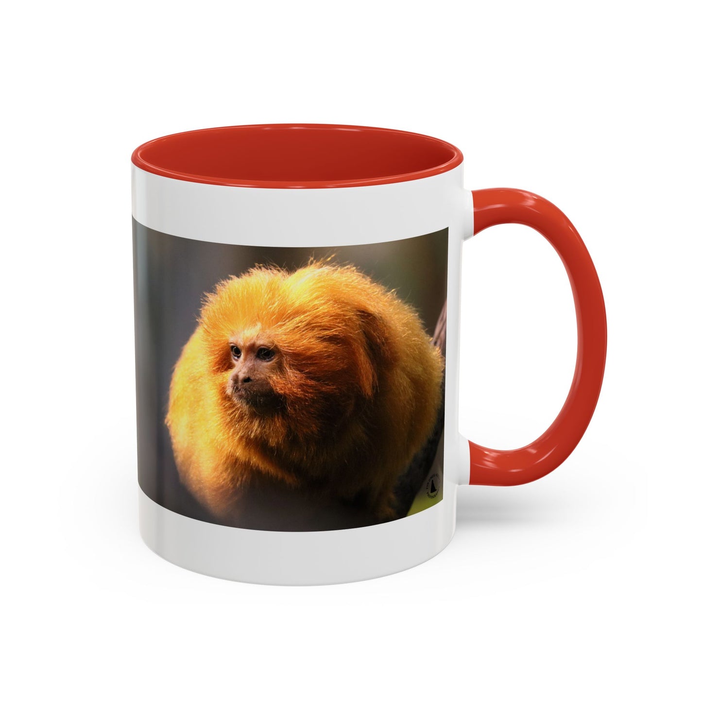 Golden Lion Tamarin Coffee Mug — Cute Exotic Monkey Accent Mug (11/15oz)