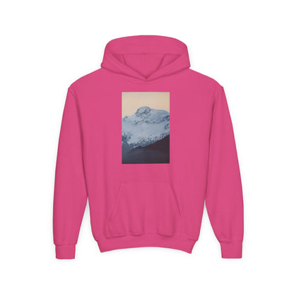 Mountain Mist Youth Hoodie – Snow Peak Graphic Pullover