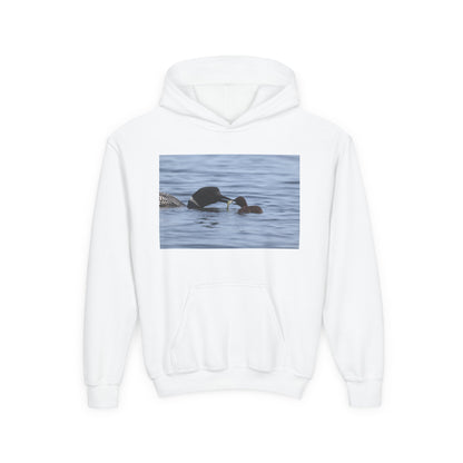Duck Family Photo Hoodie — Youth Wildlife Nature Hoodie