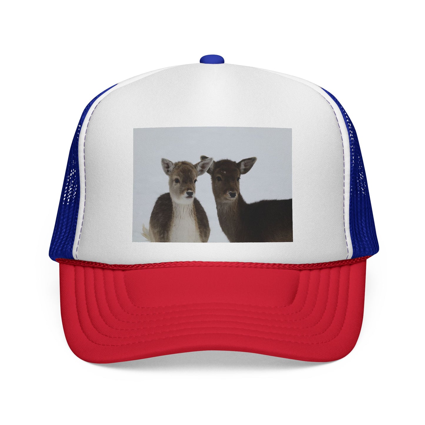 Cute Fawn Trucker Hat – Baby Deer Photo Cap