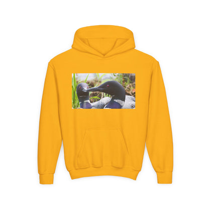 Youth Hoodie — Realistic Waterfowl Duck Photo Print