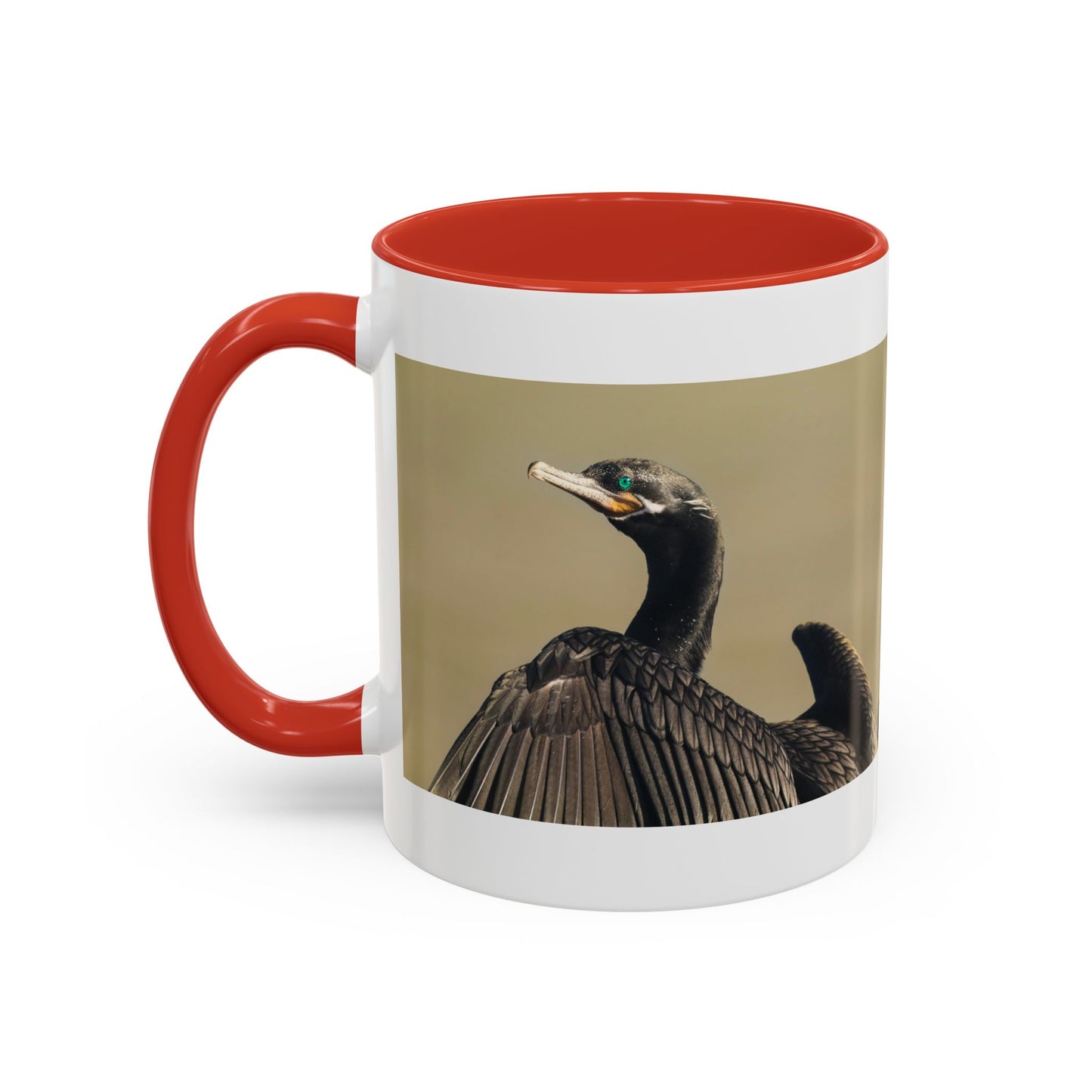 Cormorant Photo Coffee Mug – Birdwatching Nature Gift (11/15oz)