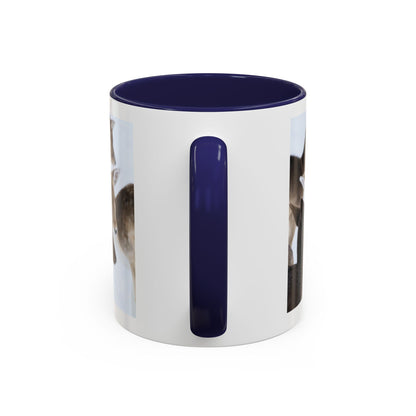 Deer Herd Accent Coffee Mug — Wildlife Photo Ceramic Mug (11/15oz)