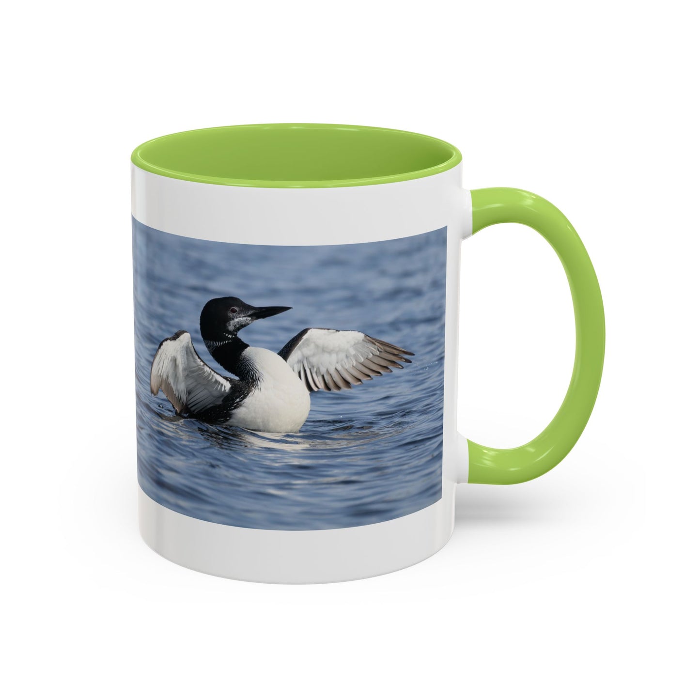 Loon Lake Accent Coffee Mug — Wildlife Photography Bird Mug (11/15oz)