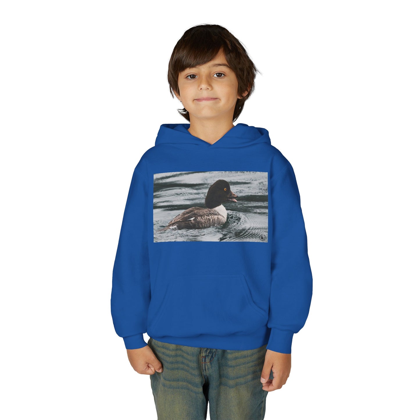 Kids Duck Photo Hoodie – Cozy Wildlife Pullover for Children