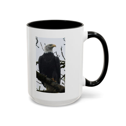 Bald Eagle Accent Coffee Mug – Patriotic Wildlife 11/15oz