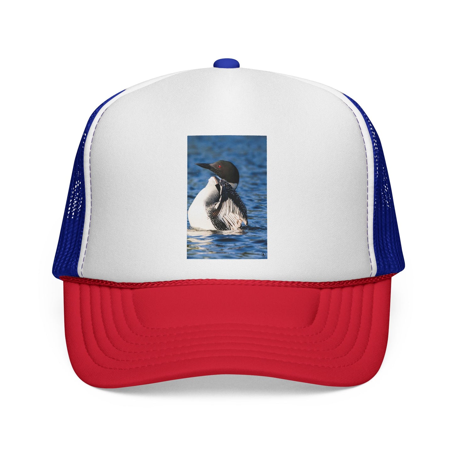 Loon Waterfowl Trucker Cap – Vintage Nature Bird Hat for Birdwatchers