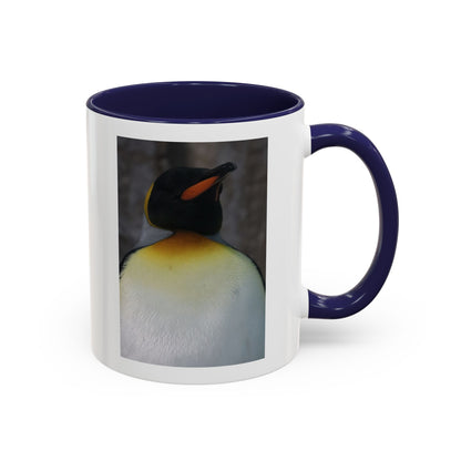 King Penguin Photo Coffee Mug — Cute Wildlife Accent Mug (11/15oz)