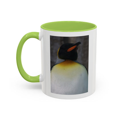 King Penguin Photo Coffee Mug — Cute Wildlife Accent Mug (11/15oz)