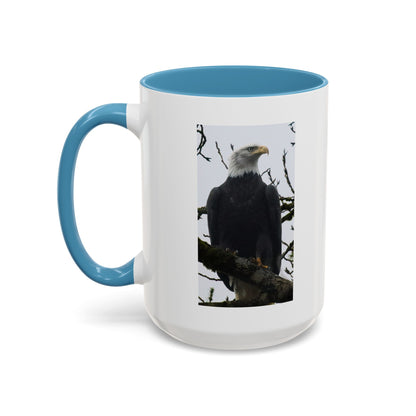 Bald Eagle Accent Coffee Mug – Patriotic Wildlife 11/15oz