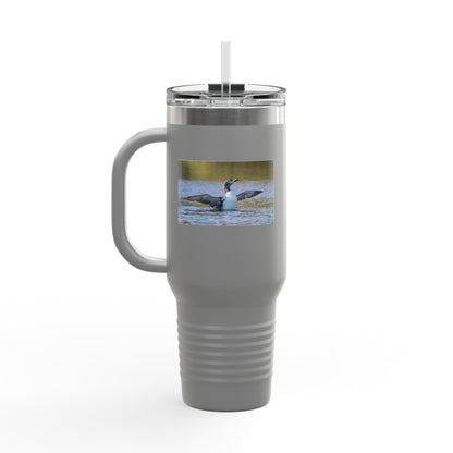 40oz Insulated Travel Mug — Loon Lake Wildlife Photo