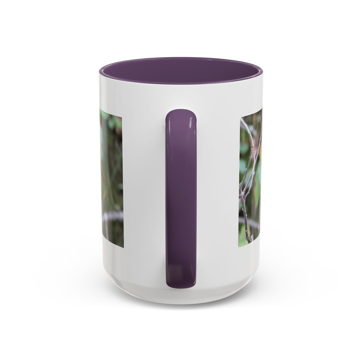 Cute Mink Photo Accent Mug – Wildlife Photography Coffee Cup (11/15 oz)