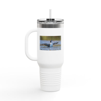 40oz Insulated Travel Mug — Loon Lake Wildlife Photo