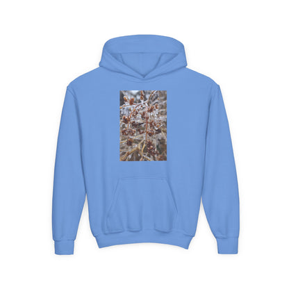 Youth Hoodie — Frosted Winter Berries Photo Print