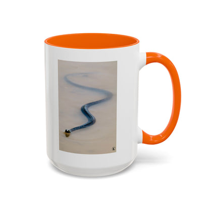 Serpentine Ribbon Snake Coffee Mug — Nature Photography Accent Mug (11/15oz)