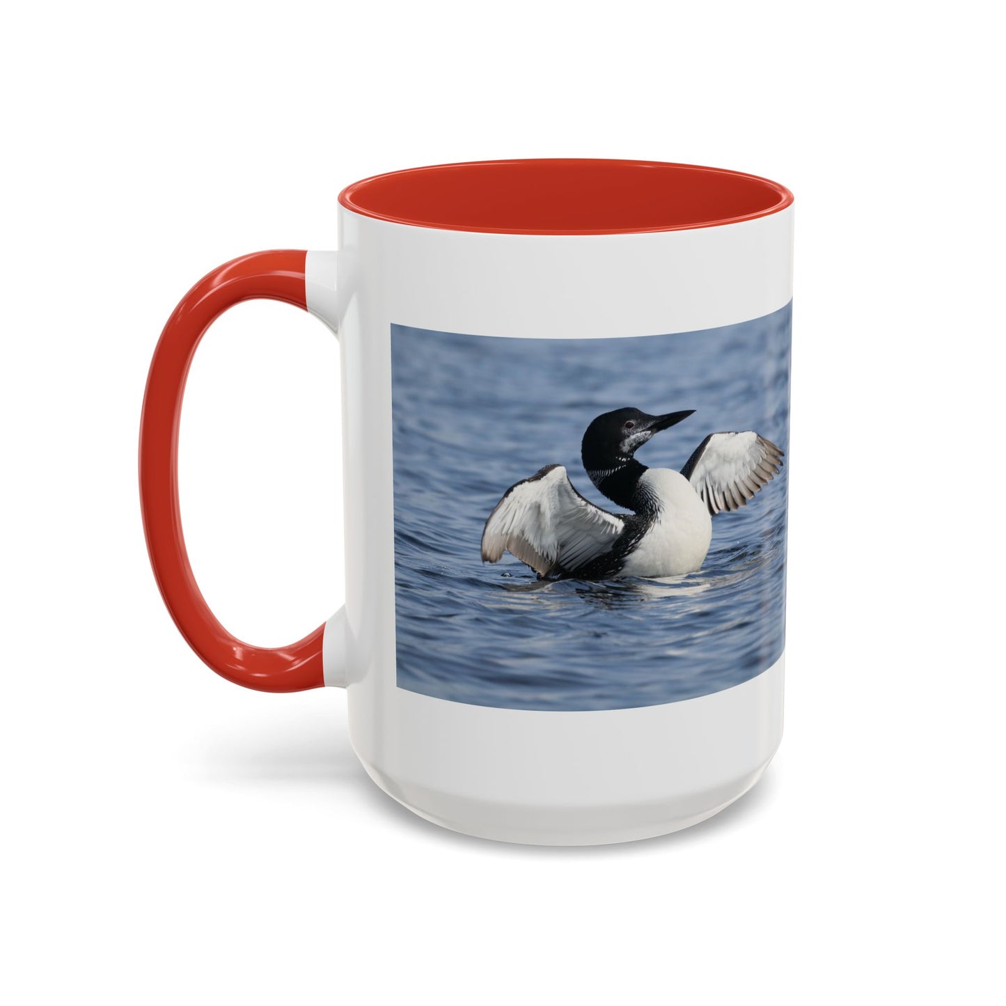 Loon Lake Accent Coffee Mug — Wildlife Photography Bird Mug (11/15oz)