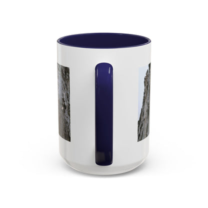 Bluebird in Tree Cavity Accent Coffee Mug — Nature Wildlife Ceramic Mug (11/15oz)