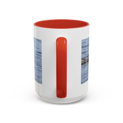 Loon Family Accent Coffee Mug — Scenic Lake Bird Photography (11/15oz)