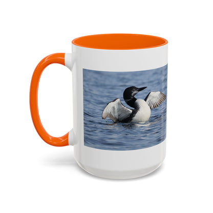 Loon Lake Accent Coffee Mug — Wildlife Photography Bird Mug (11/15oz)