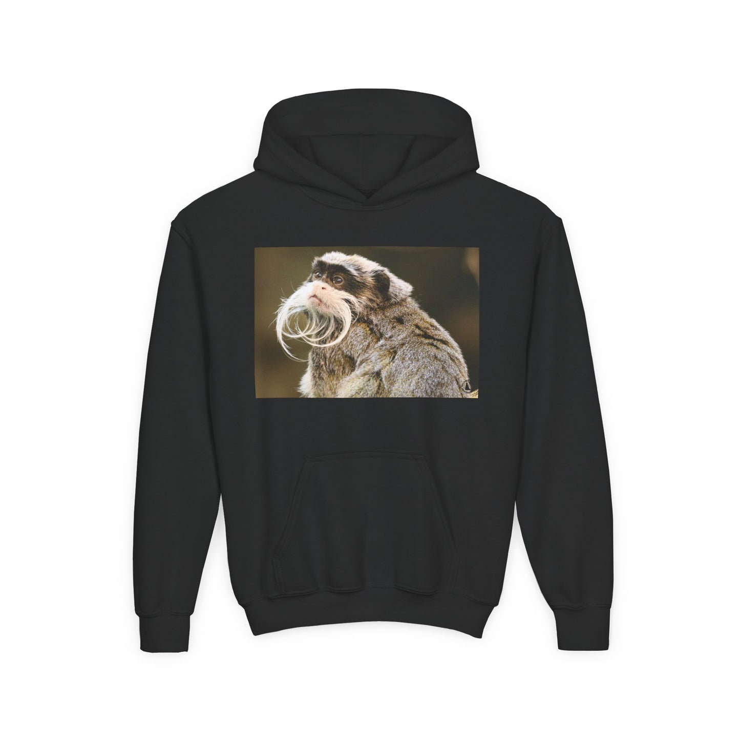 Youth Hoodie with Mustached Tamandua Anteater Photo – Cute Animal Kids Sweatshirt