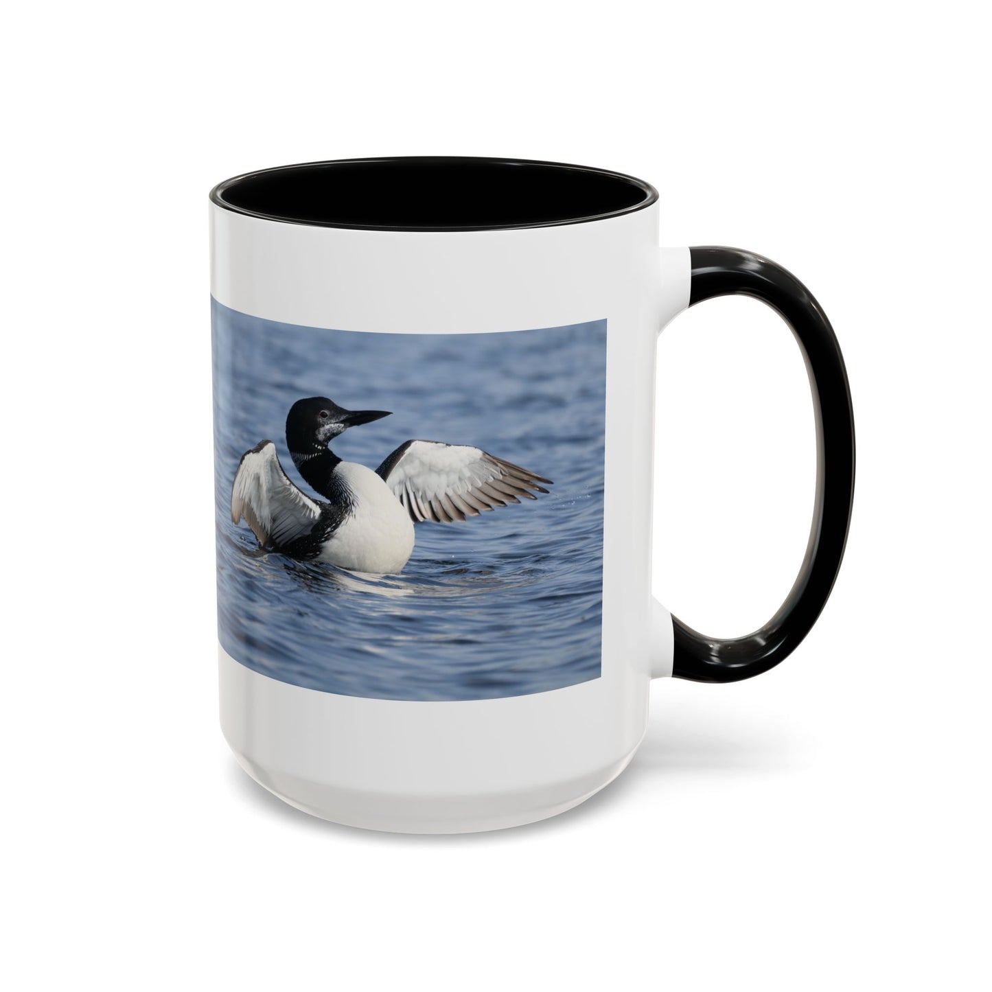 Loon Lake Accent Coffee Mug — Wildlife Photography Bird Mug (11/15oz)