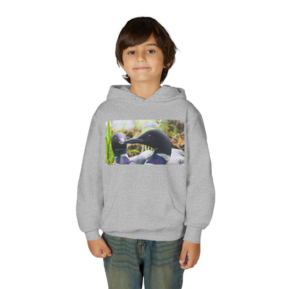 Youth Hoodie — Realistic Waterfowl Duck Photo Print