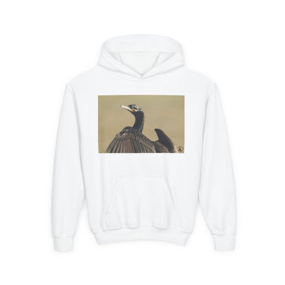 Cormorant Bird Photo Hoodie | Wildlife Photography Kids Sweatshirt