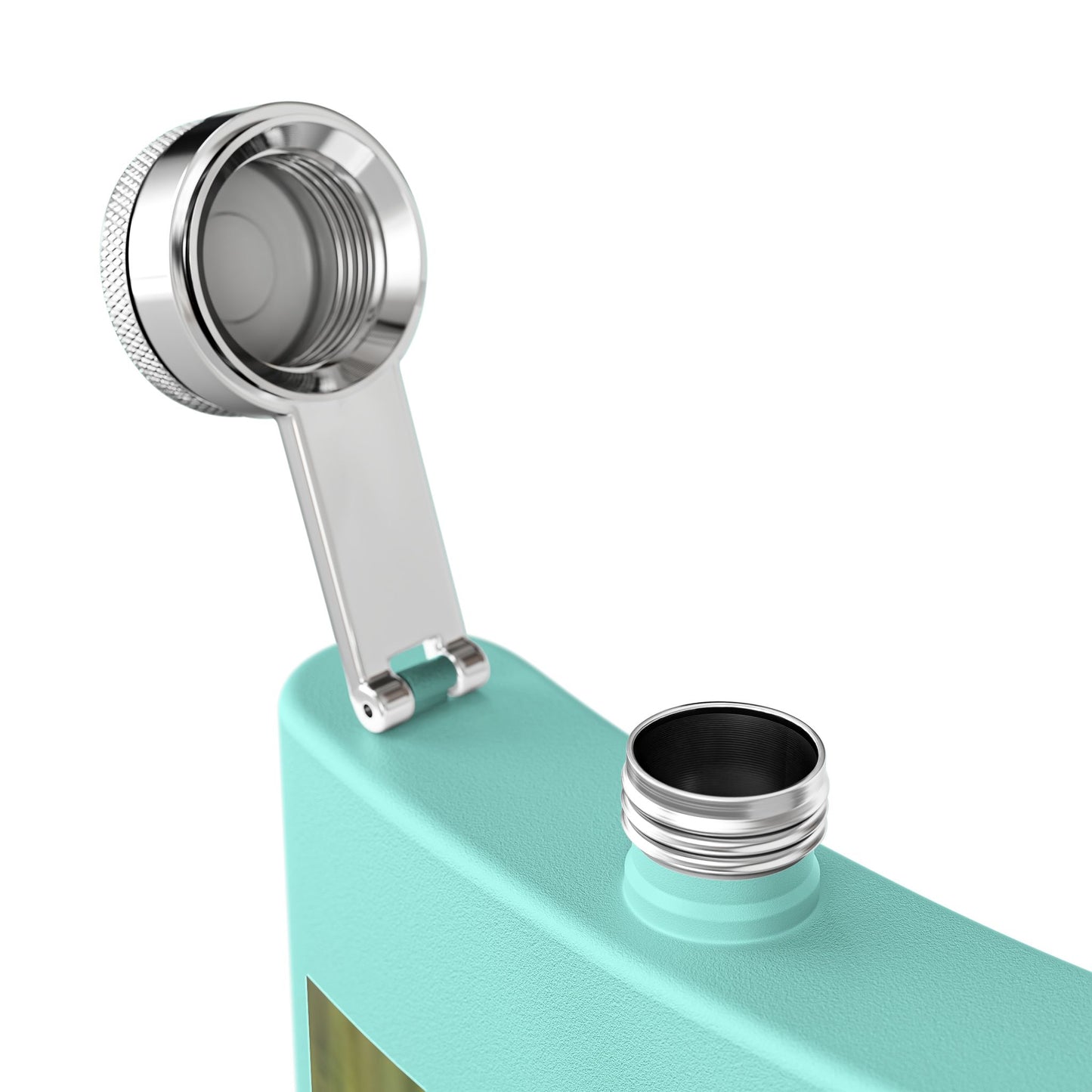 6oz Stainless Steel Flask with Diving Loon Photo – Wildlife Gift for Outdoor Enthusiasts