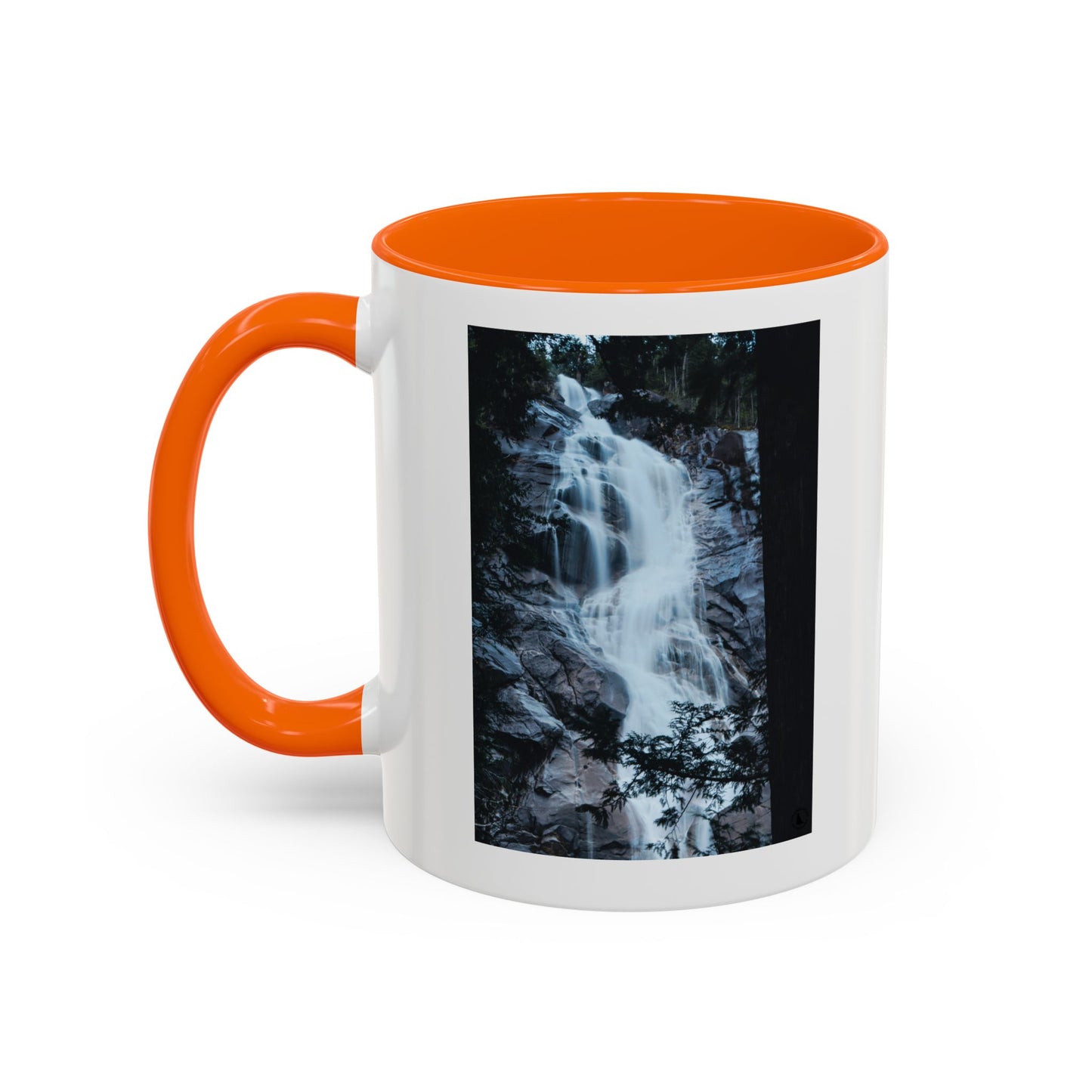 Waterfall Photo Accent Coffee Mug – Scenic Nature Travel Gift (11/15oz)