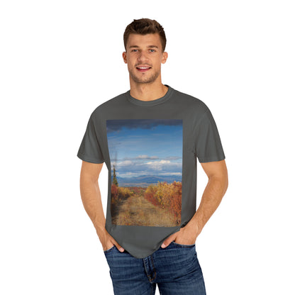 Autumn's Sentinel: Alaskan Fall Wilderness, Northern Landscape Photographyphotography shirts