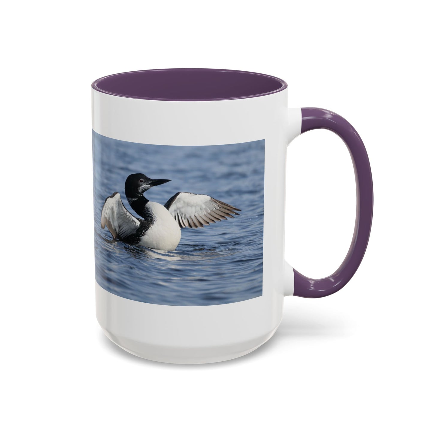 Loon Lake Accent Coffee Mug — Wildlife Photography Bird Mug (11/15oz)