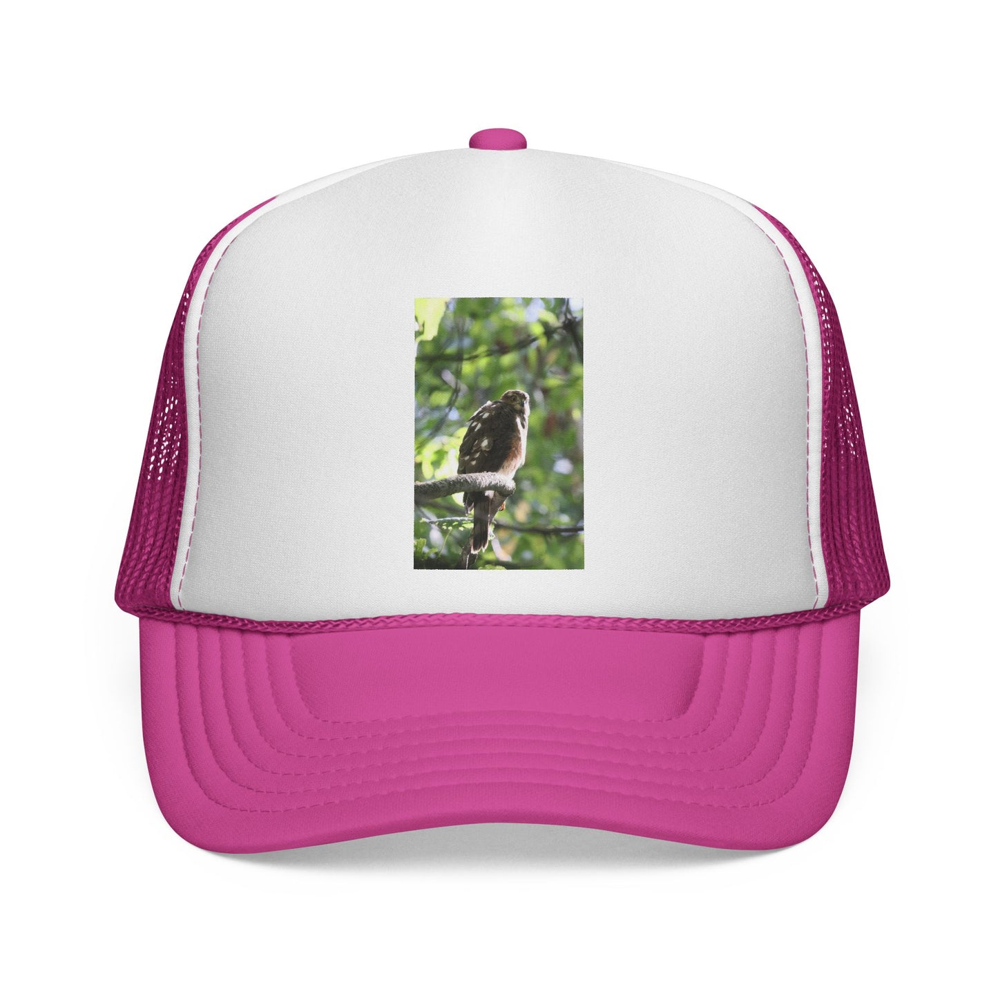 Bird Photography Trucker Cap – Perched Owl Nature Hat
