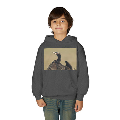 Cormorant Bird Photo Hoodie | Wildlife Photography Kids Sweatshirt
