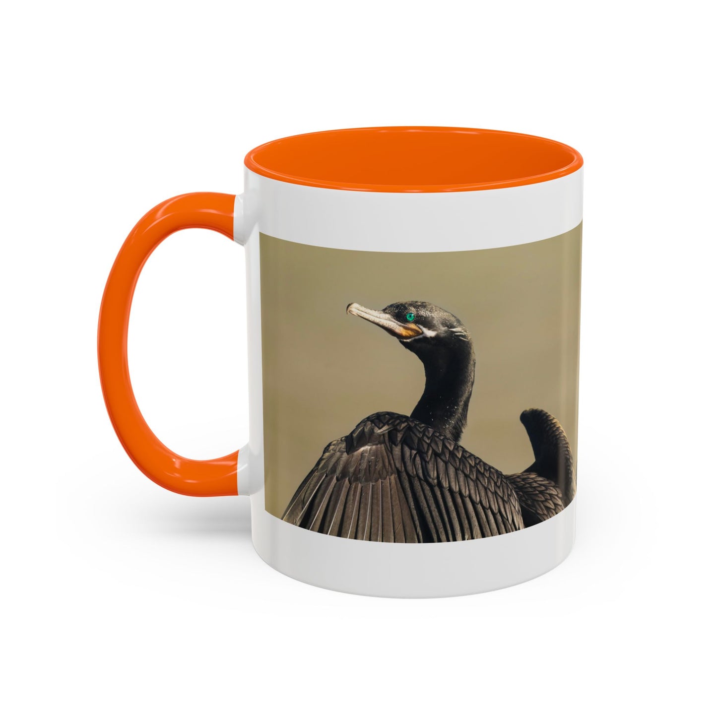 Cormorant Photo Coffee Mug – Birdwatching Nature Gift (11/15oz)