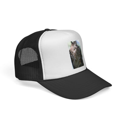 Trucker Hat with Owl Photo — Outdoor Nature Cap for Bird Lovers