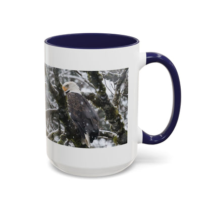 Bald Eagle Winter Photo Coffee Mug — 11/15oz Accent Mug
