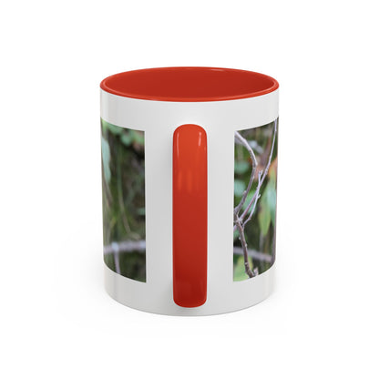 Cute Mink Photo Accent Mug – Wildlife Photography Coffee Cup (11/15 oz)